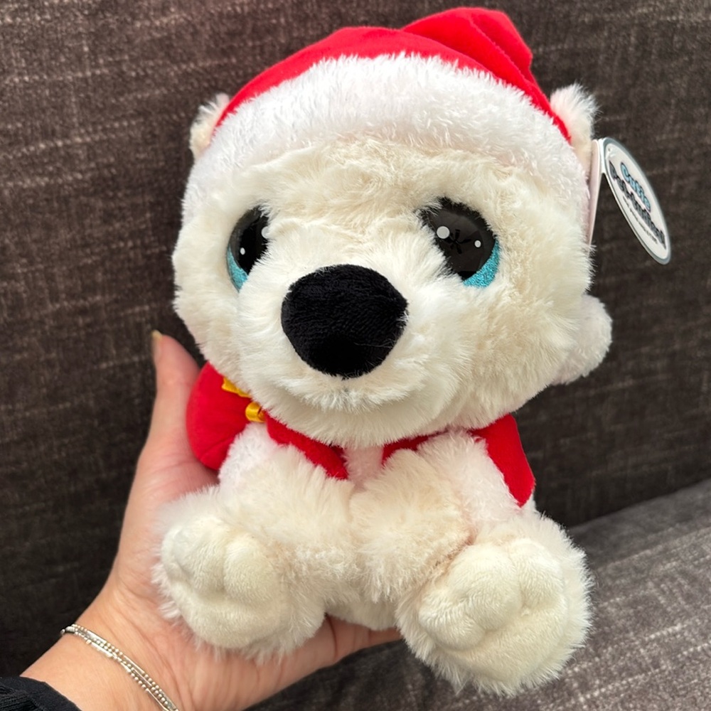 Kris Holiday Polar Bear Stuffed Animal